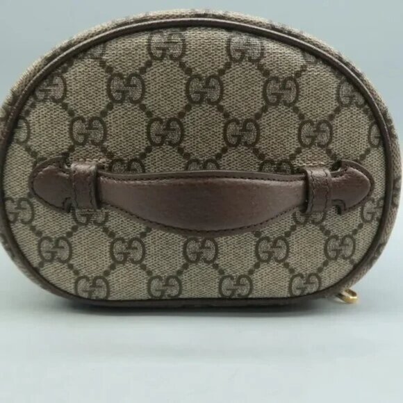 100% Authentic GUCCI Ophidia Brown GG Canvas Vanity case 1150-09324 - Picture 9 of 12
